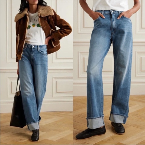 MOTHER Denim - MOTHER The Dodger Skimp Cuff Jean's In Leap Of Faith